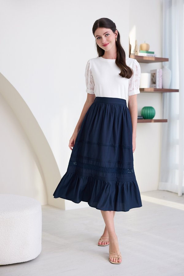 Mireille Skirt In Navy Blue