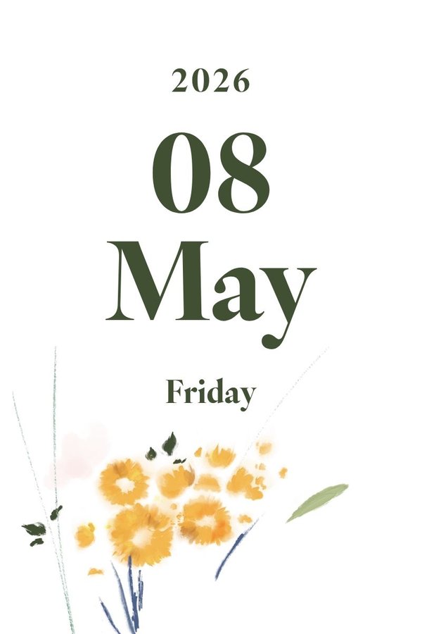 2026 May 8th (Friday)