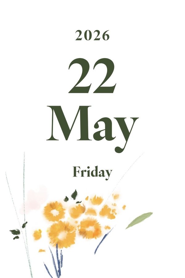 2026 May 22nd (Friday)