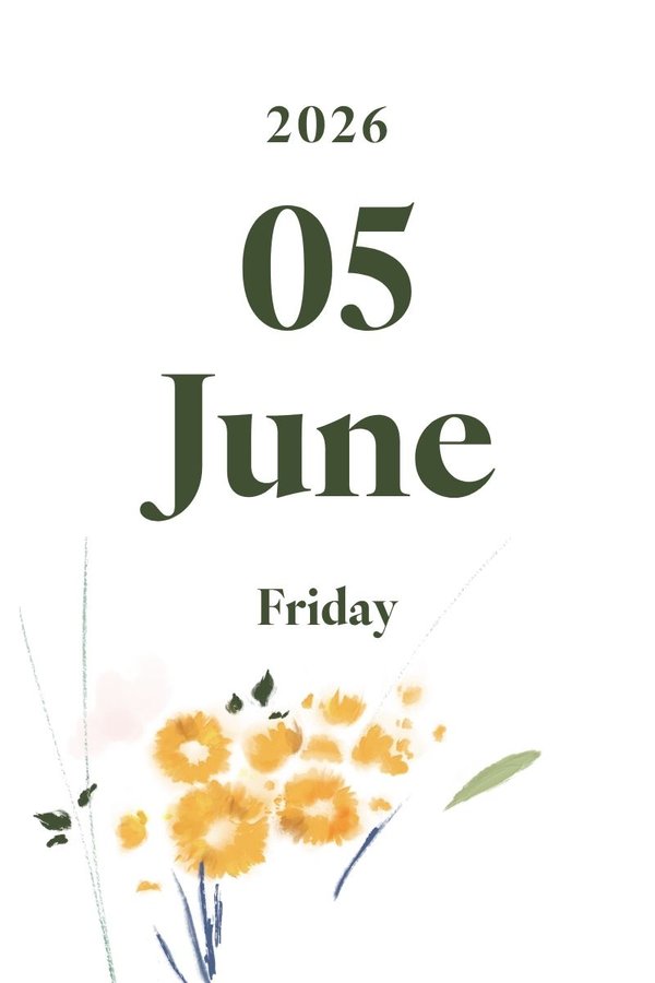 2026 June 5th (Friday)