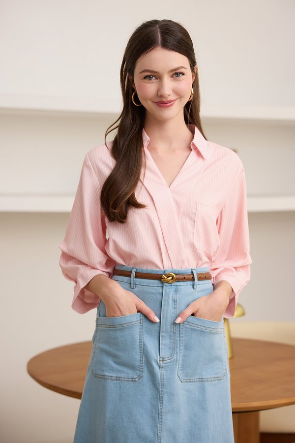 Dallas Skirt In Light Wash