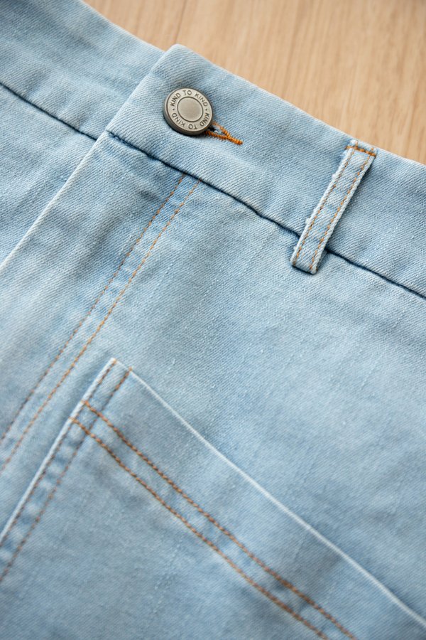 Dallas Skirt In Light Wash