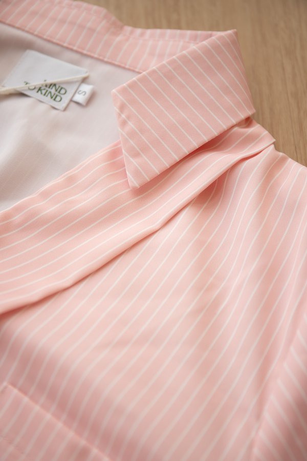 Momo Top In Pink Stripes