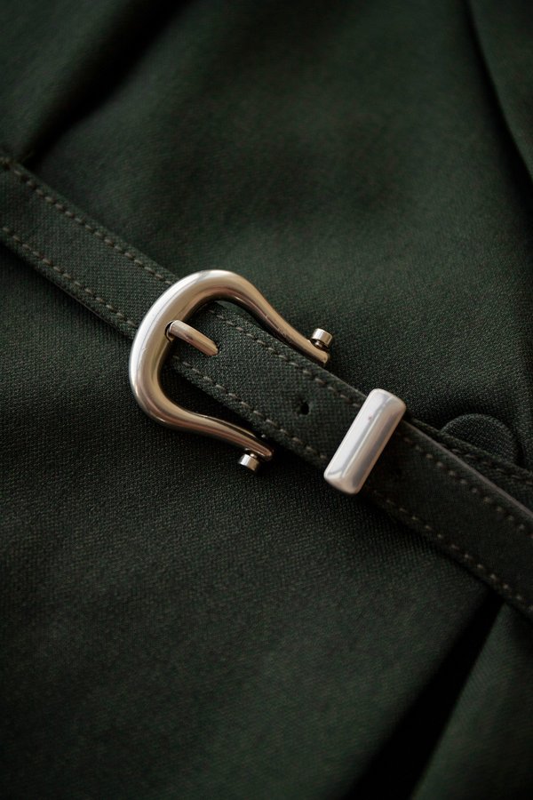 Polaris Dress In Olive Green