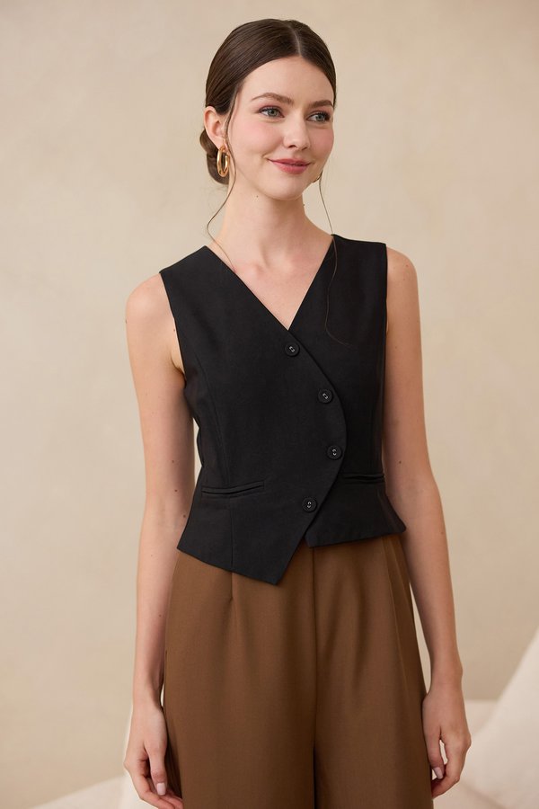 Saphira Romper In Black Mocha