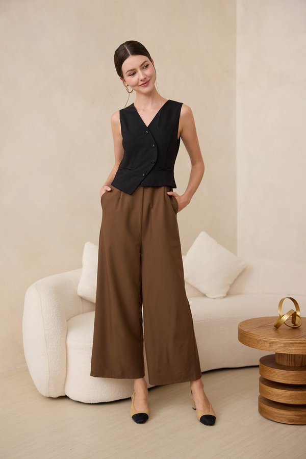 Saphira Romper In Black Mocha