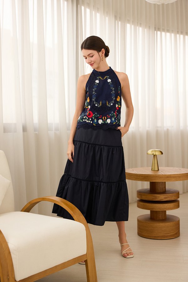 Anette Skirt In Midnight Blue