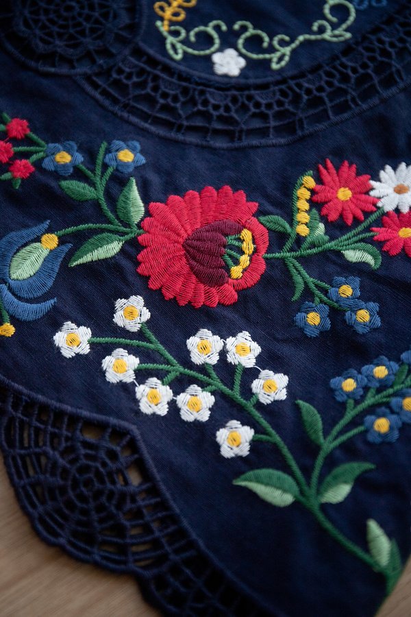 Sommar Top In Navy Blue