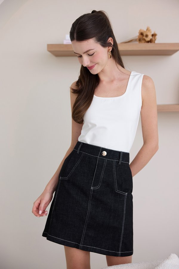 Everest Top In Classic White