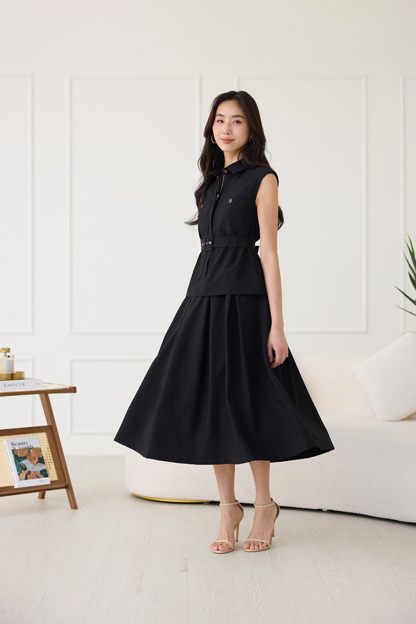 Janelle Dress In Classic Black