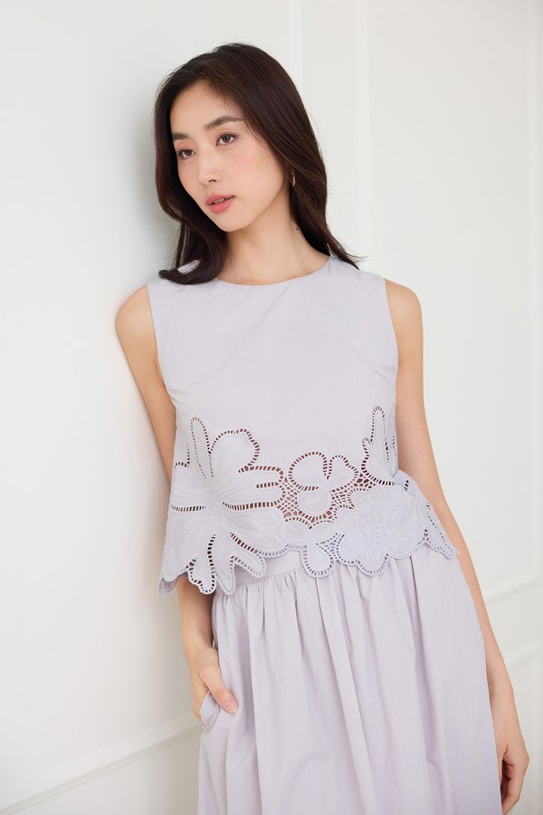 Nyomi Top In Ash Lilac
