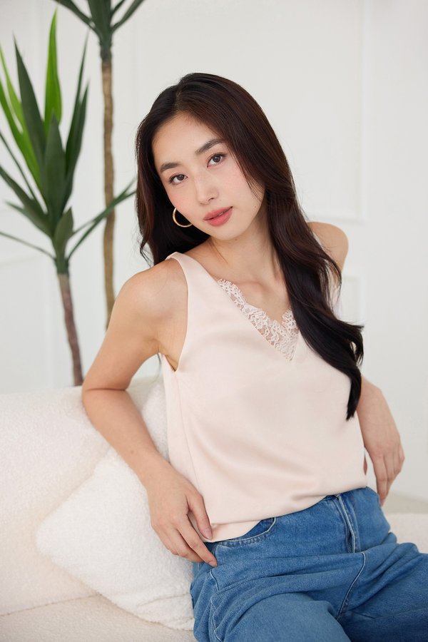 Amelie Top In Champagne