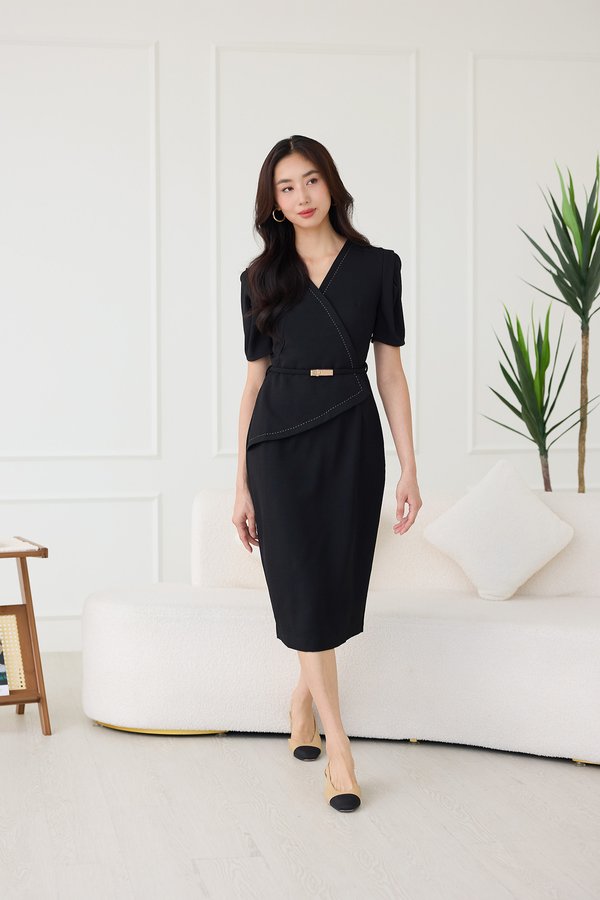 Cataleya Dress In Classic Black