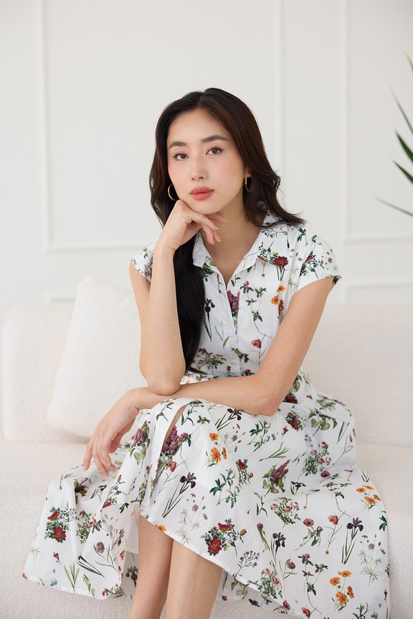 Kora Dress In Autumn Florals