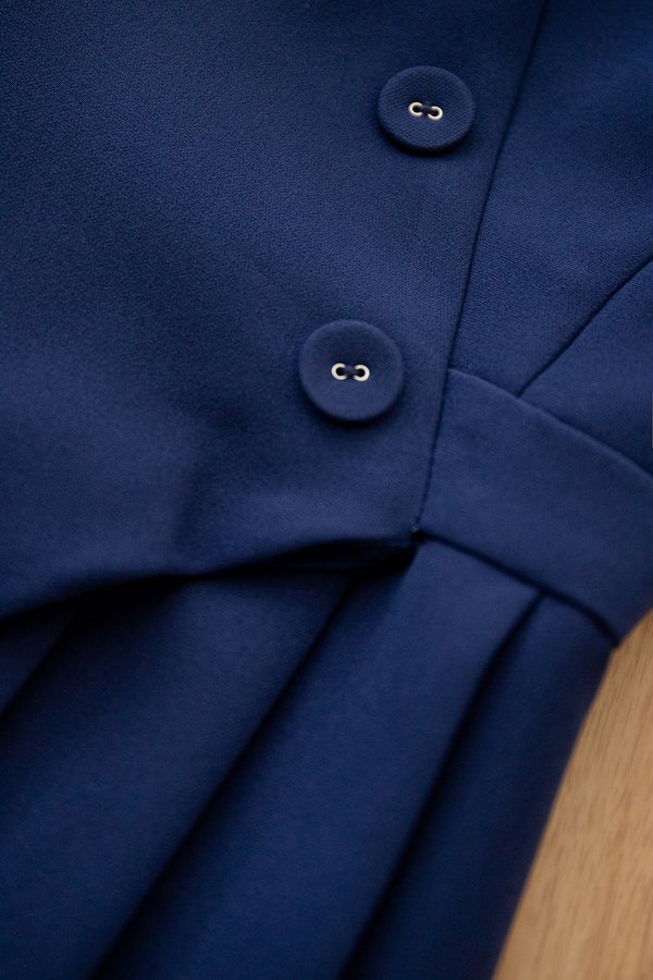 Livia Top In Navy Blue