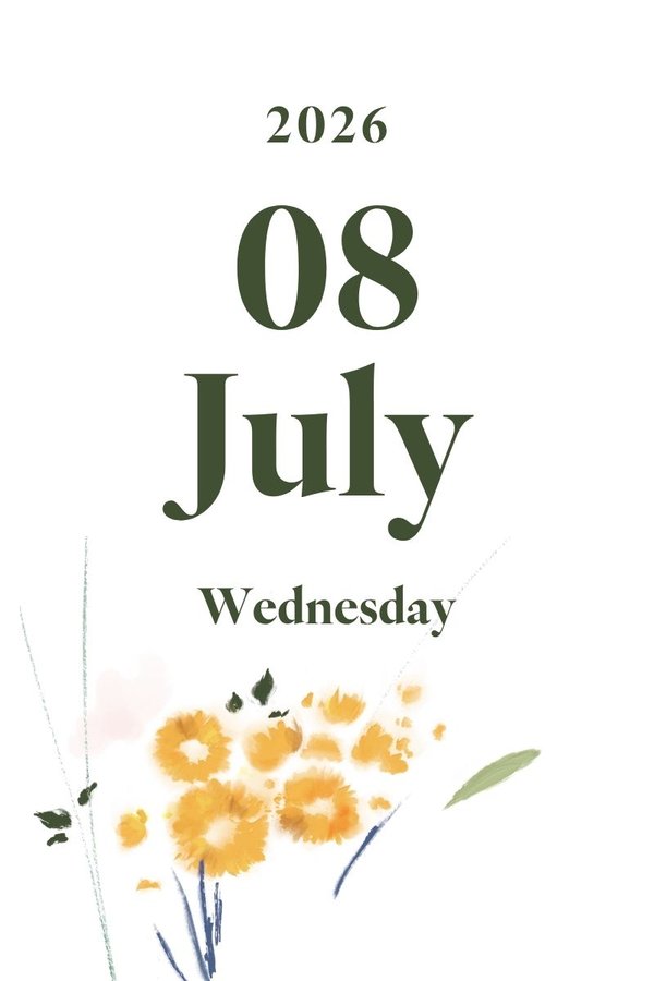2026 July 8th (Wednesday)