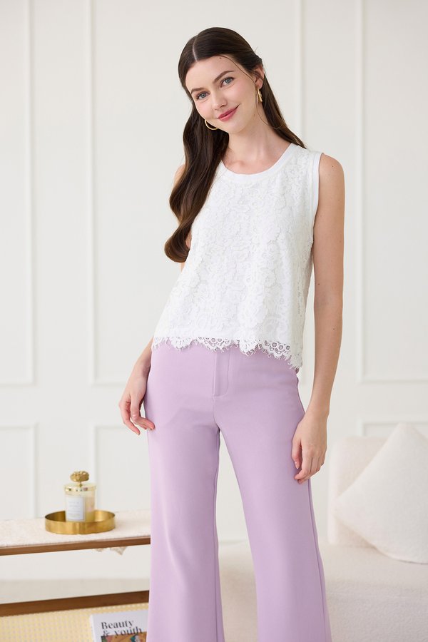 Calida Top In Classic White