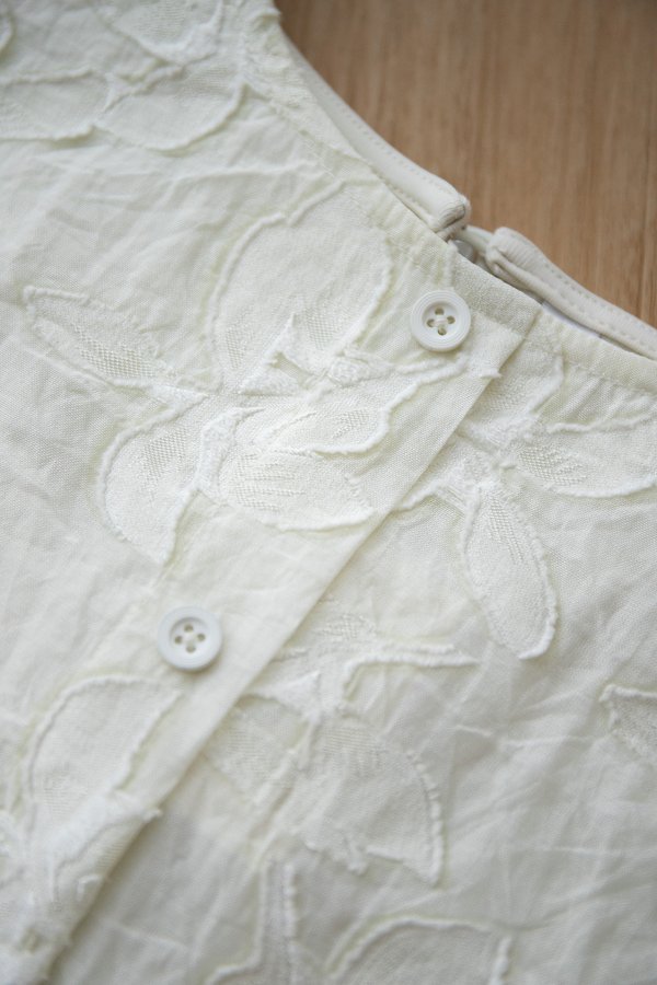 Elias Top In Ivory Cream