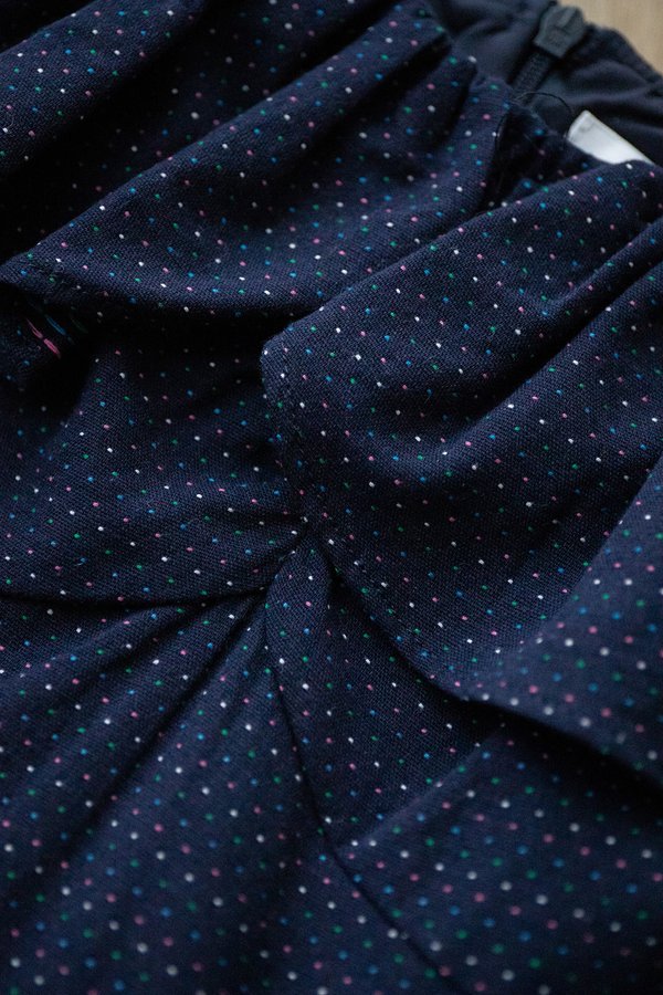 Laura Dress In Blue Dots