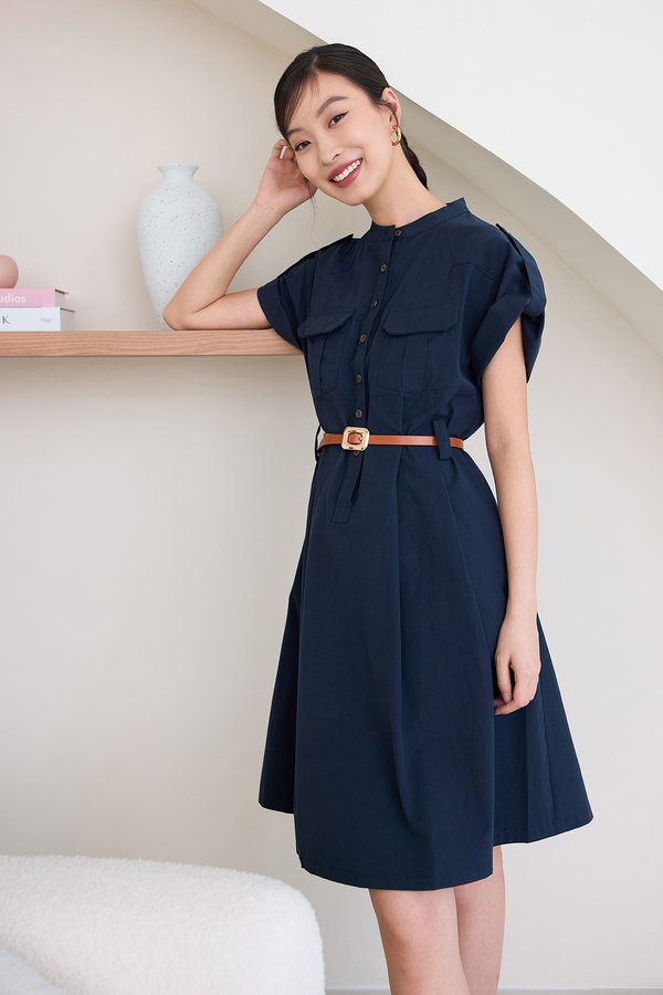 Porter Dress In Navy Blue
