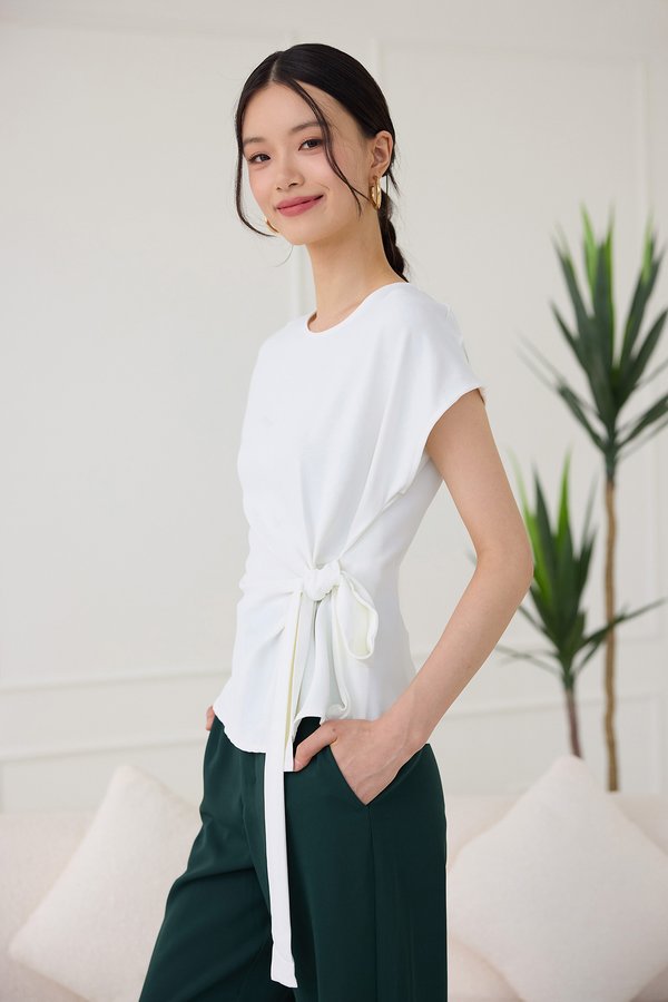Gina Top In Classic White