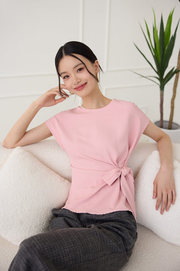 Gina Top In Rose Pink