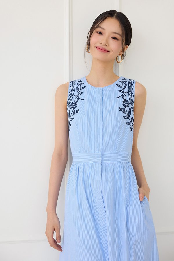 Patagonia Dress In Blue Stripes