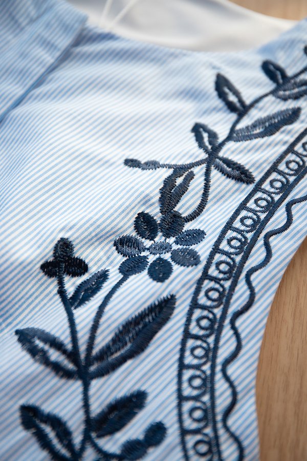 Patagonia Dress In Blue Stripes