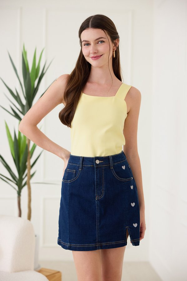 Brynn Skorts In Dark Wash