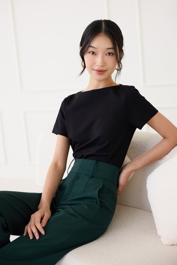 Grecia Top In Classic Black