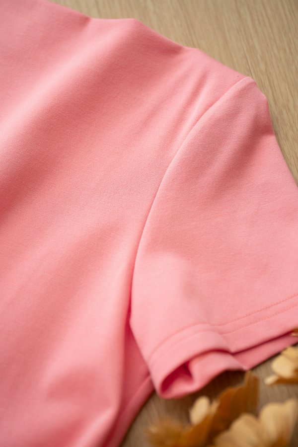 Grecia Top In Coral Pink