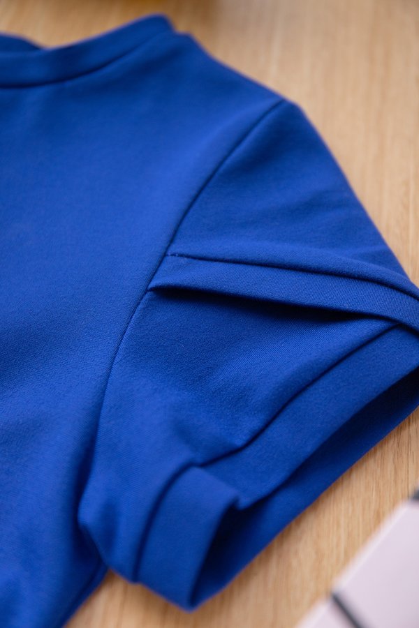 Angeles Dress In Cobalt Blue