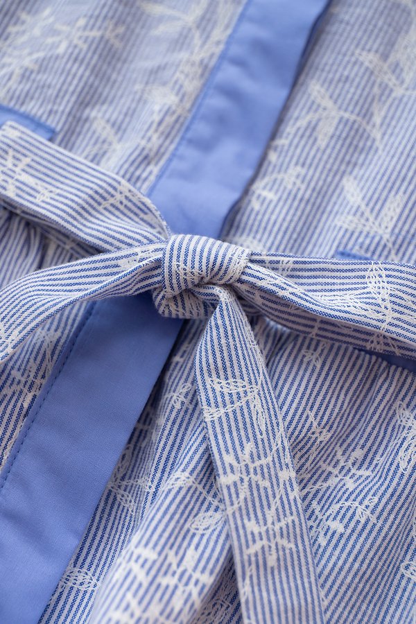 Lexa Dress In Blue Stripes