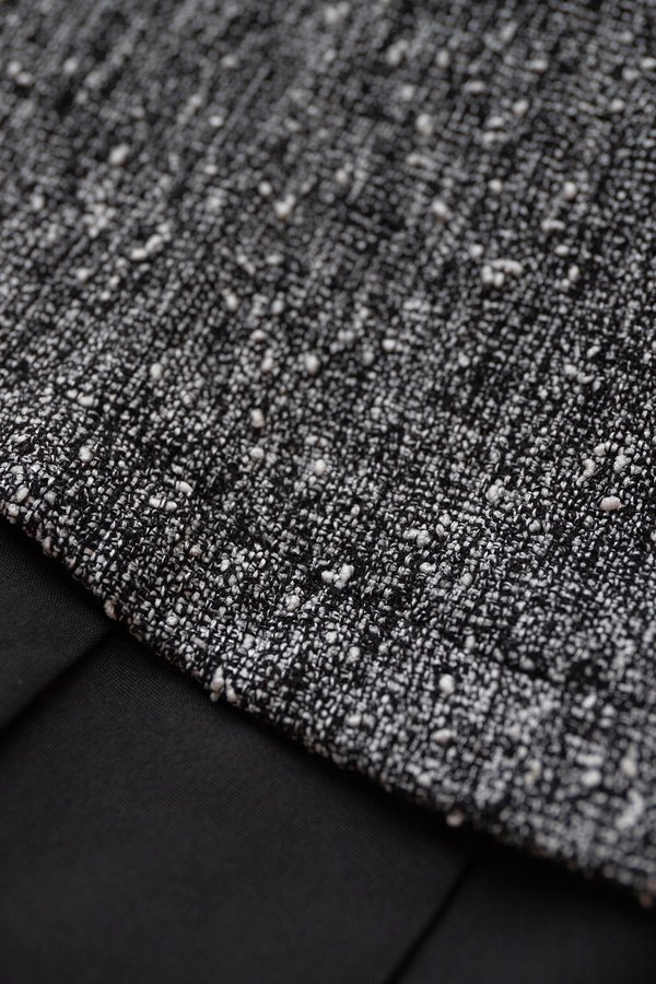 Annemarie Dress In Black Tweed