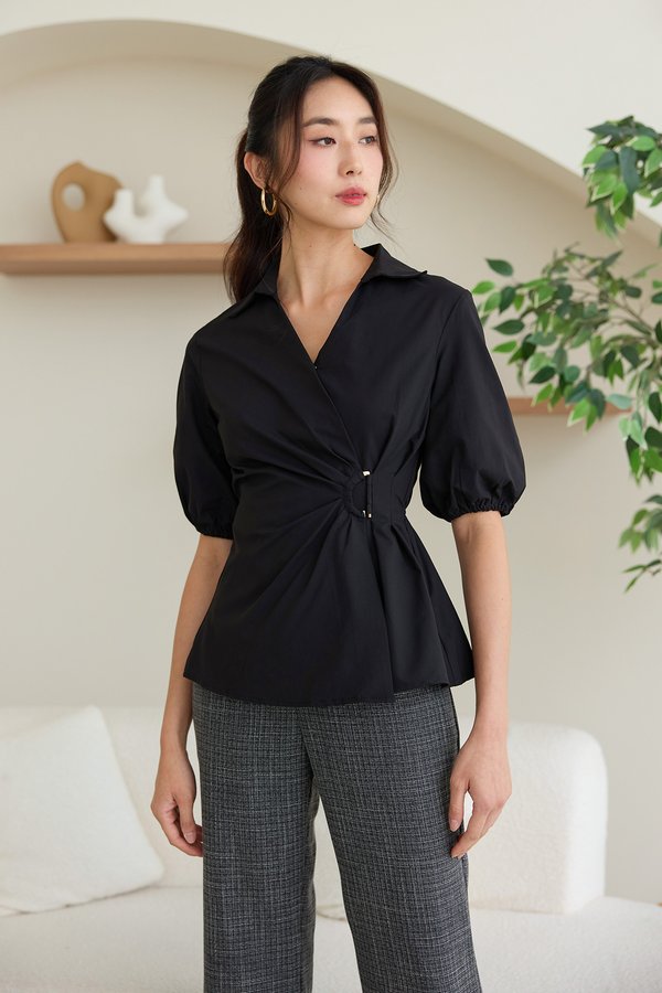 Palermo Top In Classic Black