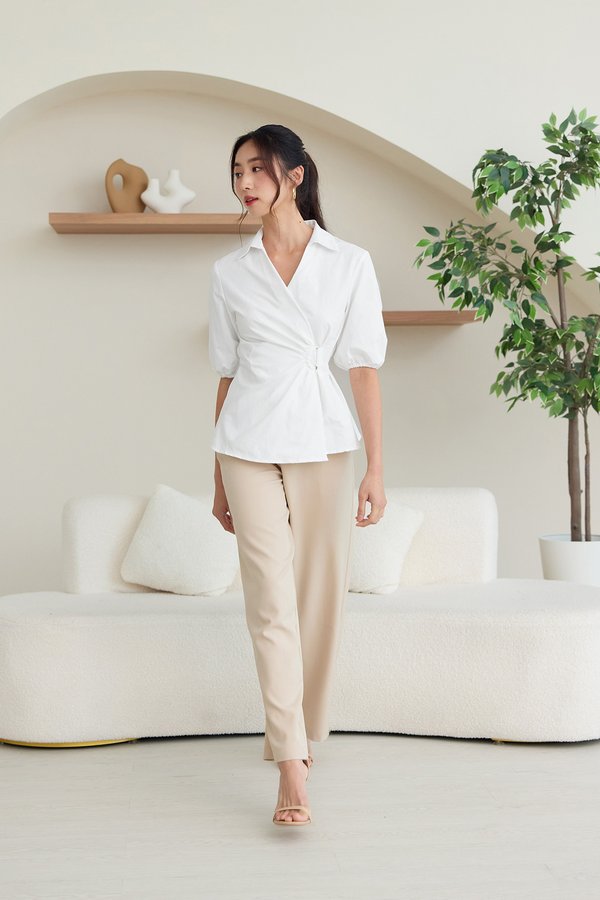 Palermo Top In Classic White