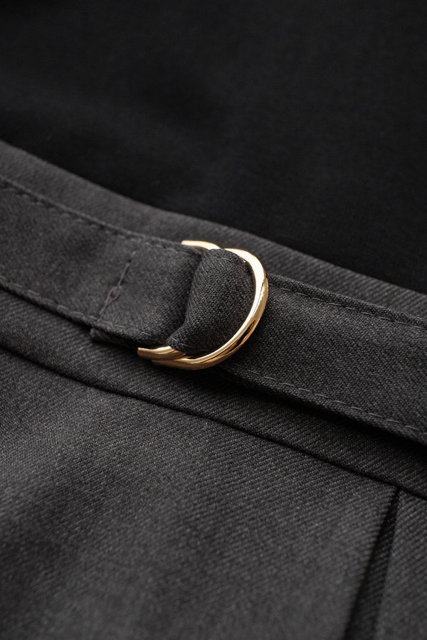 Alessa Dress In Black Grey