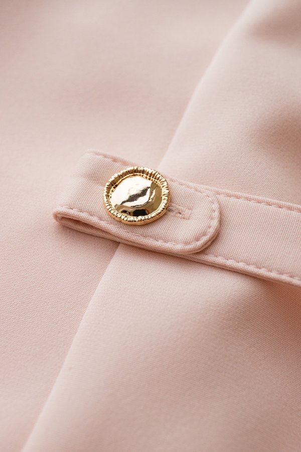 Nika Top In Blush Pink