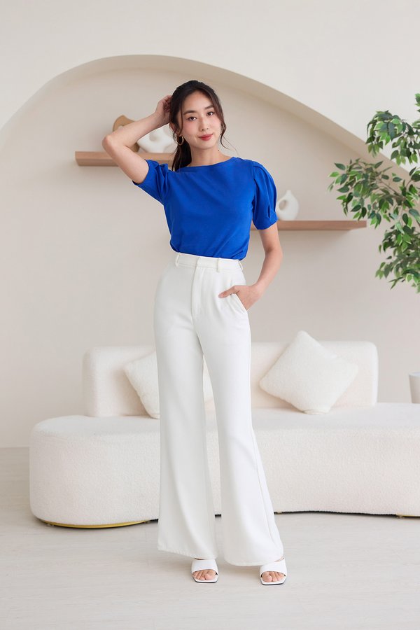 Olivia Top In Cobalt Blue