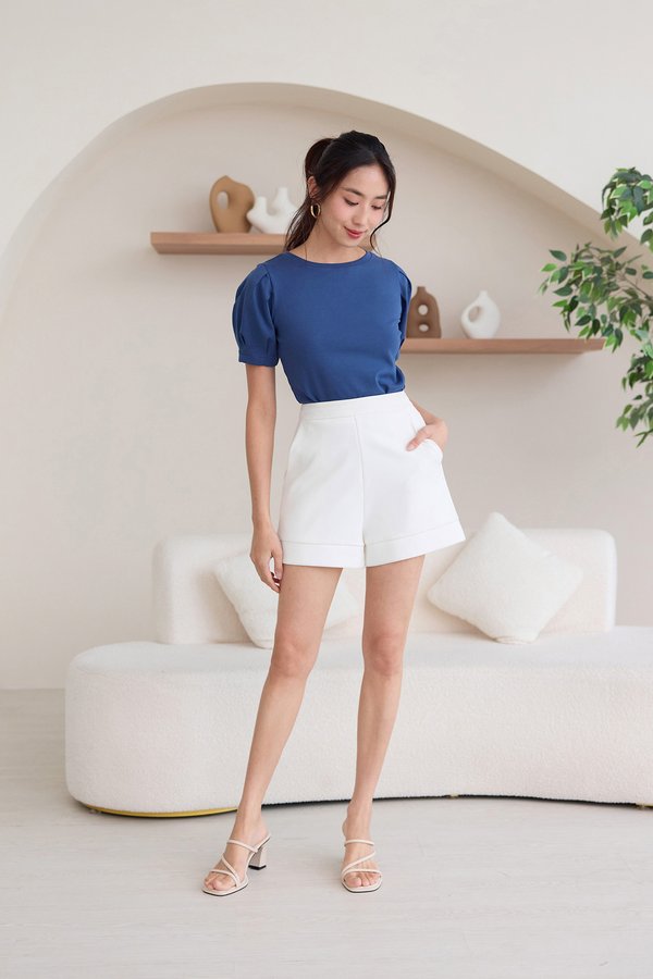 Olivia Top In French Blue