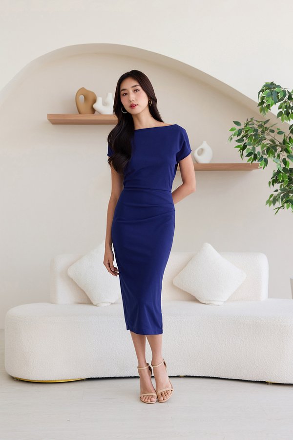 Cara Dress In Cobalt Blue