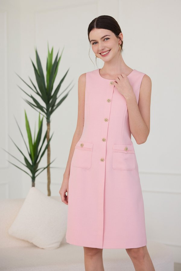 Carolina Dress In Blossom Pink