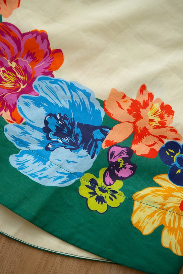 Emaline Top In Bright Florals