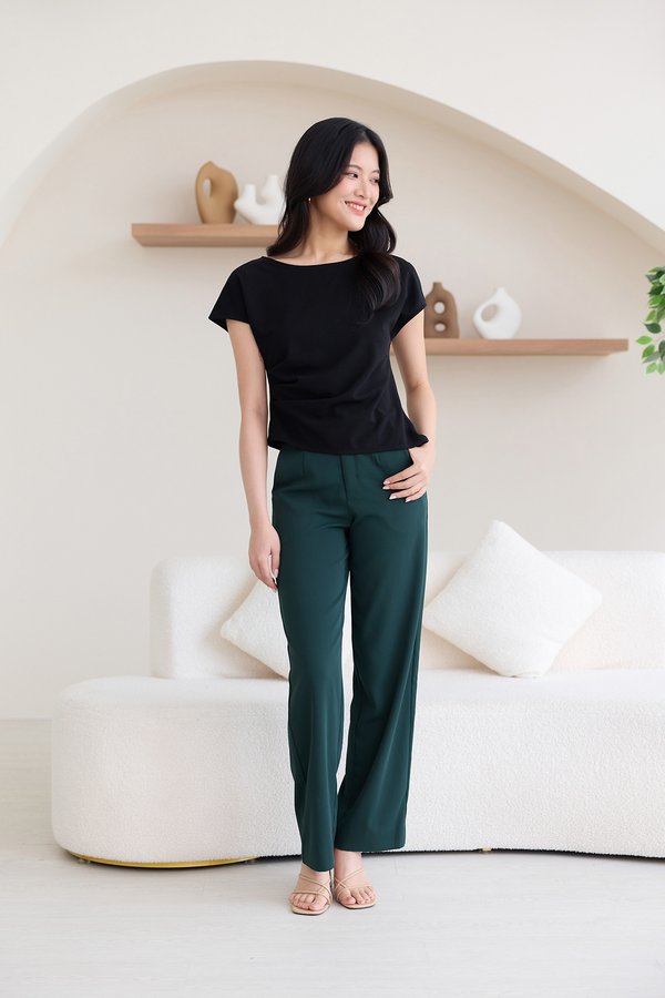 Vikki Top In Classic Black