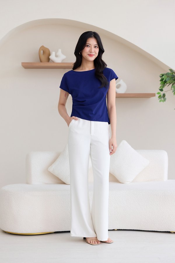 Vikki Top In Cobalt Blue