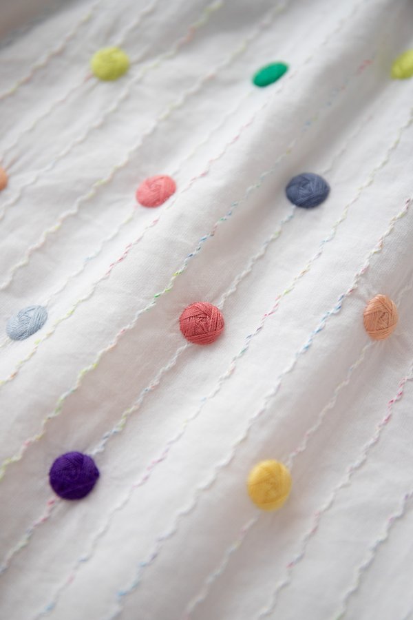 Colorato Top In Colourful Dots