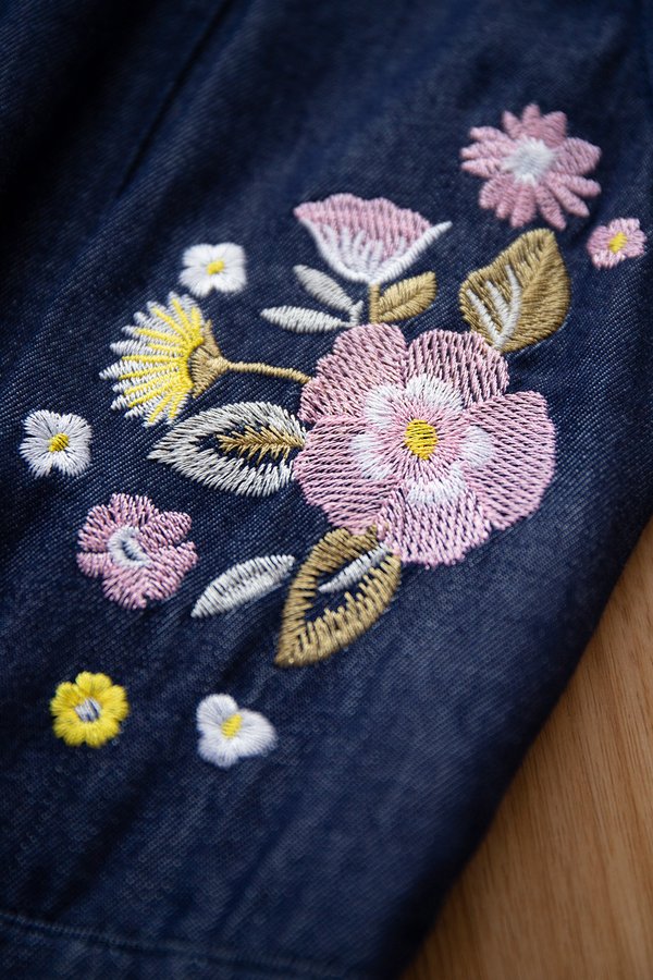 Mercredi Dress In Dark Wash