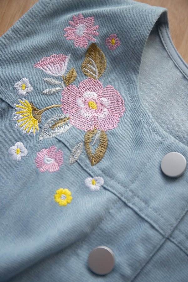 Mercredi Dress In Light Wash