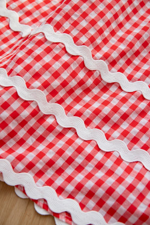 Romy Dress In Red Gingham