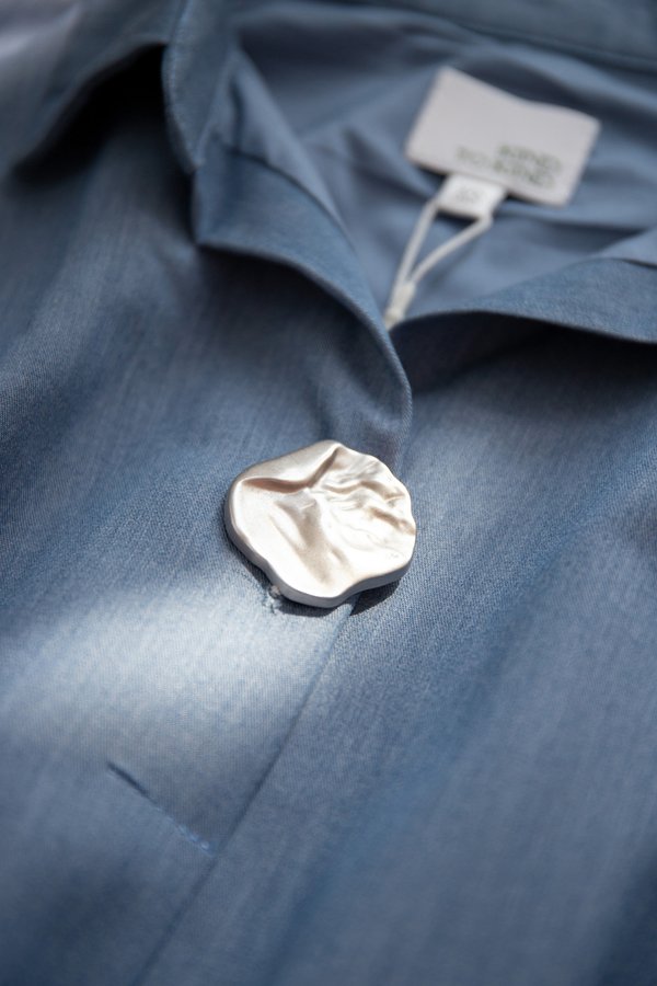 Robyn Dress In Muted Blue